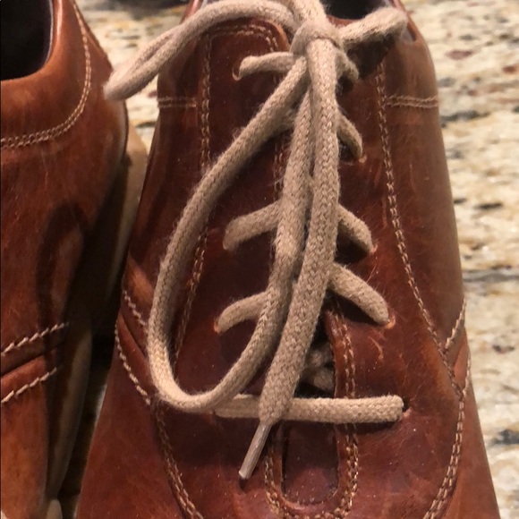 Saddle Reporter casual leather shoe; slightly worn - Picture 4 of 8